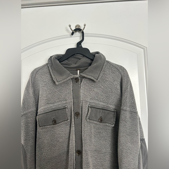 Free People oversized Ruby Jacket grey size small - Picture 9 of 15